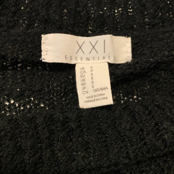 NEW Black Textured Forever 21 Sweater - Picture 4 of 4